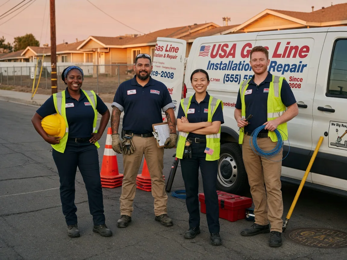 Gas Line Installation company in Sanford, TX